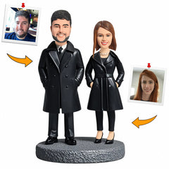 Handcraft Urban Cool Couple Custom Bobbleheads Personalized Figure