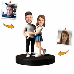 Handmade Gifts Casual Couple Dress Women Custom Bobbleheads Personalized Doll