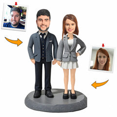 Sweet Couple Handcraft Custom Bobbleheads Handcraft Gifts