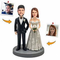 Custom Bride Groom Wedding Couple Bobblehead
