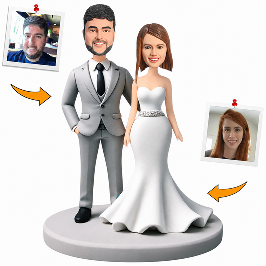 Handmade Gifts Married Couple Wedding Gifts Custom Bobbleheads