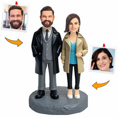 Forever Together Couple Custom Bobbleheads Handcraft Gifts