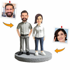 Better Together Handcraft Custom Bobbleheads for Couples