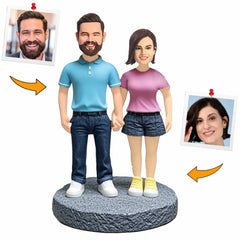 Together Always Couple Handcraft Custom Bobbleheads