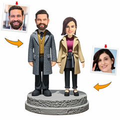 Formal Attire Couple Handcraft Custom Bobbleheads Personalized Doll