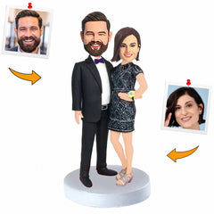 Formal Business Couple Custom Bobbleheads
