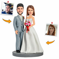 Handmade Gifts Wedding Couple Custom Bobbleheads Anniversary Gifts